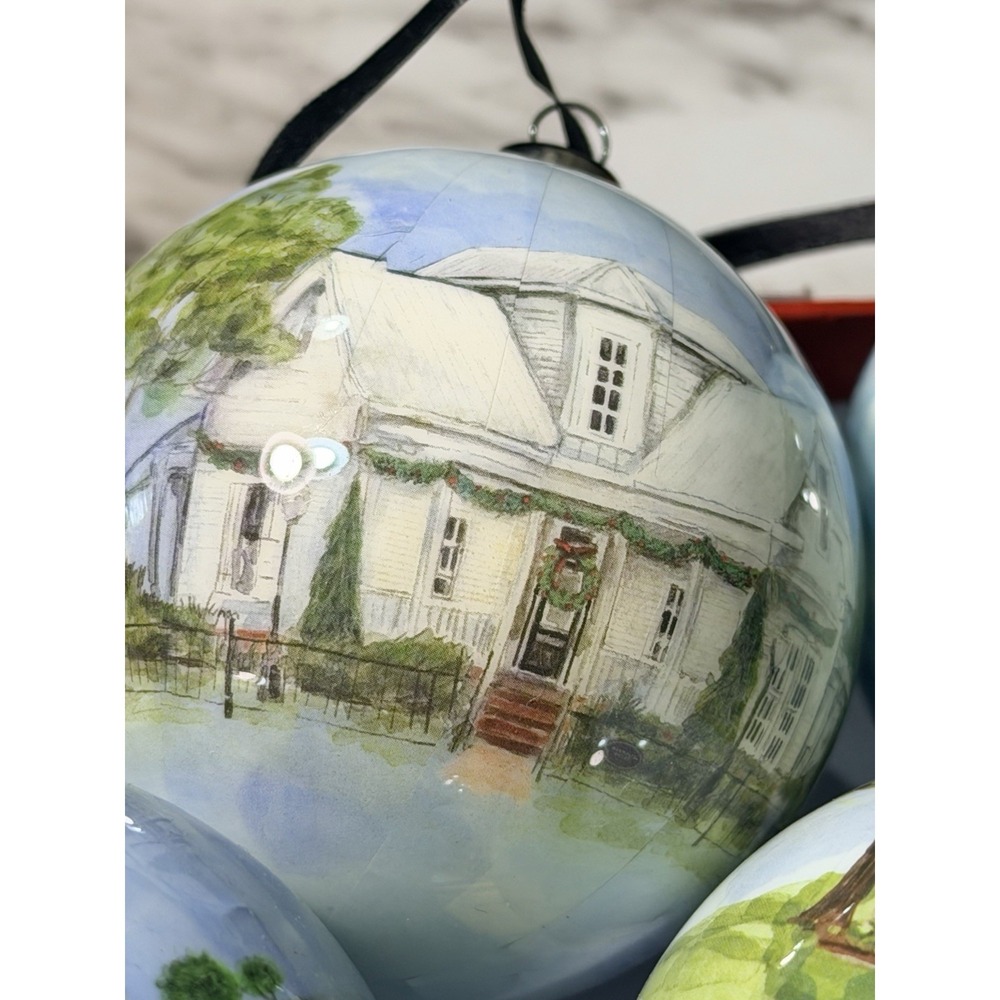 Magnolia Market  Waco TX Decoupage Ornaments Set of 7 Chip Joanna Gaines (P2892) - Picture 12 of 14